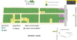 LOTES DE 944M2 EN LOTEO EL DIQUE, CORTADERAS