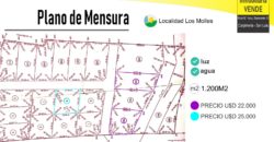 LOTE DE 1102M2 EN LOS MOLLES