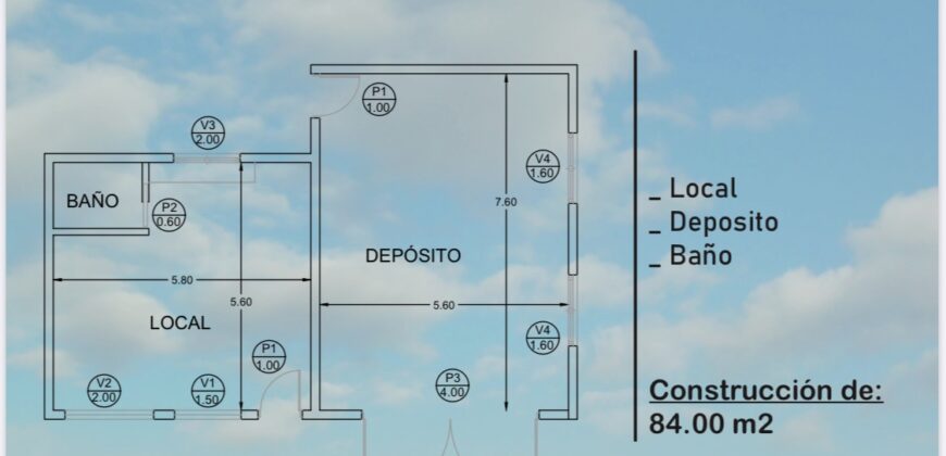 LOCAL + DEPOSITO EN CARPINTERIA