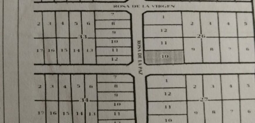 LOTE DE 400M2 EN MERLO