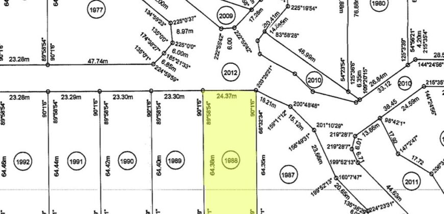 LOTE DE 1.568MTS EN CORTADERAS